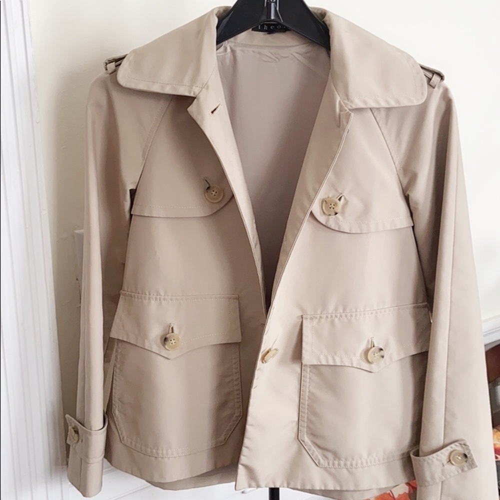 [Free 🎁 included] Theory trench jacket